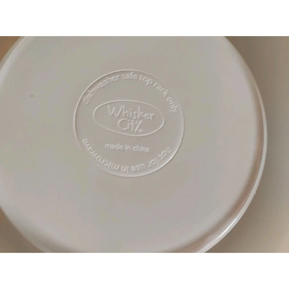 Whisker City Melamine Cat Bowl 12 oz Food Dish No Slip Grip (1)